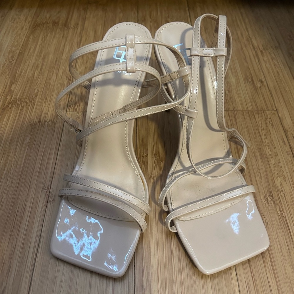 Eternal Best Nude Strappy Heels 10